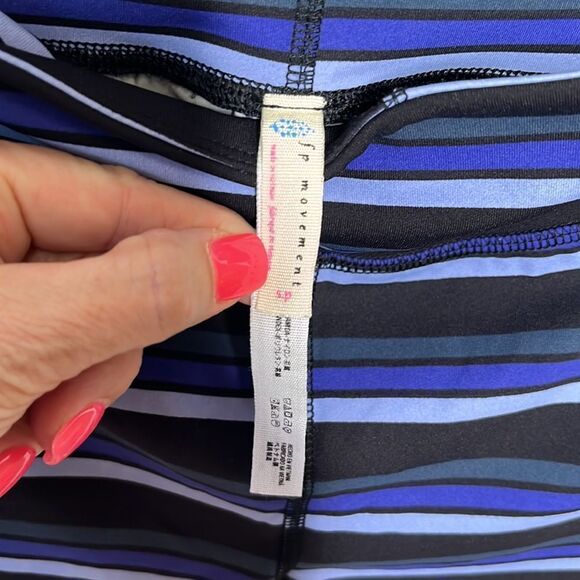 Free People Movement High-Rise Striped 7/8 Gidget Legging Size S - Picture 11 of 11